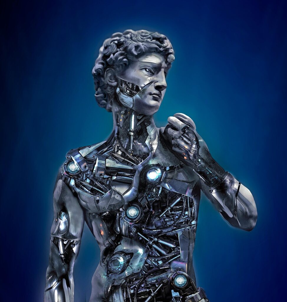 david, robot, technology, digital, statue, machine, fantasy, robot, robot, robot, robot, robot